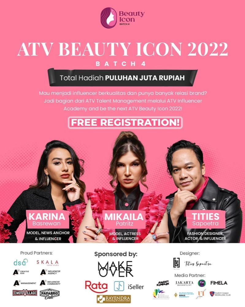 Poster ATV Beauty Icon 2022, Batch 4